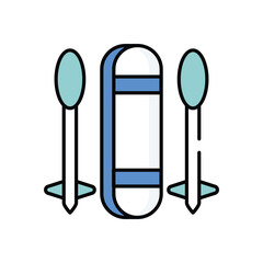 Snowboarding vector icon stock illustration