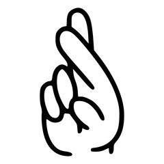 Finger gesture icon