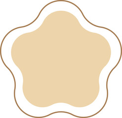 Modern minimalist aesthetic line frame