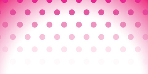 This image features a repeating pattern of gradient-filled circles in varying shades of pink, against a white background with a subtle pink gradient.