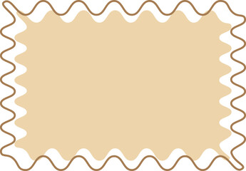 Modern minimalist aesthetic line frame