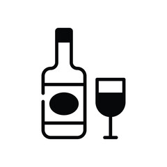 Wine  icon vector
