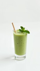 Fototapeta premium green smoothie with kiwi