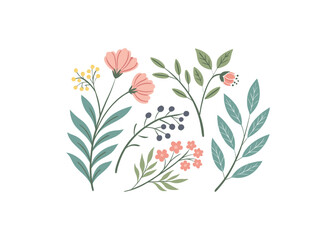 vector illustration of flowers