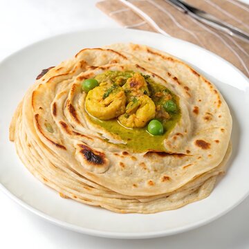 Malabar Parotta with Curry
