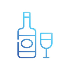 Wine  icon vector