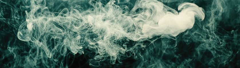 Obraz premium Abstract Smoke Patterns in Dark Background