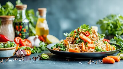 Delicious Asian Noodles with Vegetables