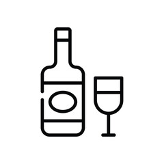 Wine  icon vector