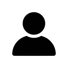 User icon in flat style, Person icon, User icon vector illustration