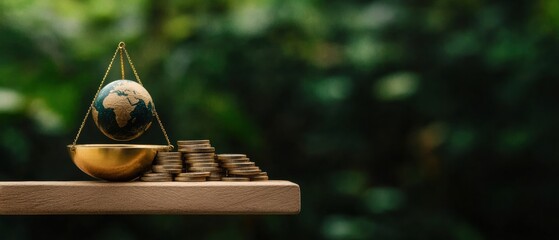 National Cash Day Eco-Economics Vintage Brass Balance Reveals Global Sustainability Insights for Conscious Financial Strategy