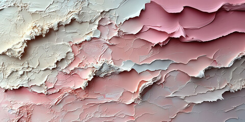 Obraz premium Textural relief. Plaster. Pastel layers.