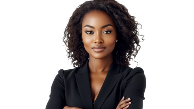 Confident African Business Woman Portrait