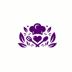 Obraz premium Cooking Logo Design with Love and Care