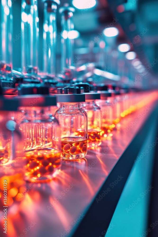 Aufkleber high-tech pharmaceutical innovation next-gen precision manufacturing visualizing ai-enhanced drug pr