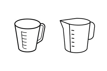 Measuring Cups and Jugs Kitchen Utensils for Baking and Cooking