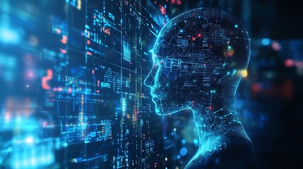 Fototapeta premium Artificial Intelligence Funding Surge in Tech Industry