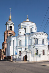 Yelets, Russia, July 20, 2023, Church of the Assumption of the Blessed Virgin Mary