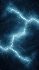 Fototapeta premium Electrified turbulence captured in a glowing web of plasma currents and bright voltage lines.