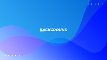 blue wavy gradient background in modern design style