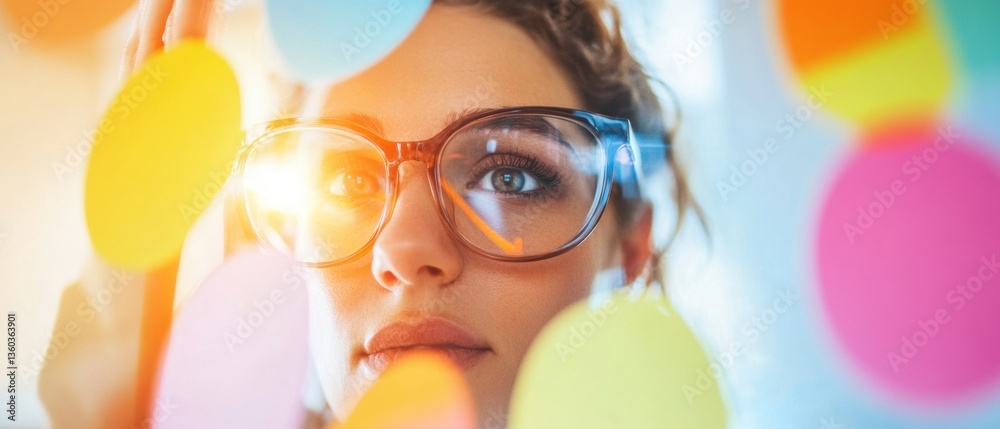 Aufkleber collaborative innovation meets visual thinking gen z professional explores creative problem-solving 