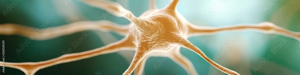 Aufkleber Neurological Frontier Advanced Gut-Brain Axis Visualization in Precision Neuroscience - Microbiome Connectivity and Cognitive Health Insights