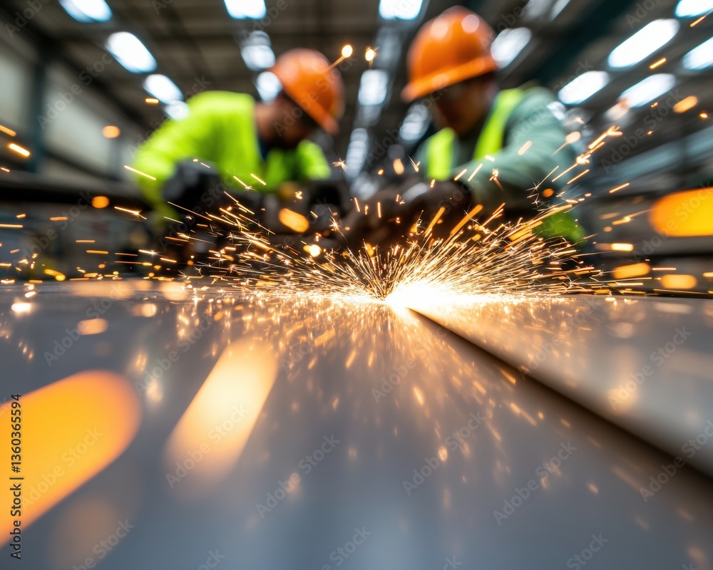 Aufkleber advanced industrial precision dynamic metal fabrication workflow with high-performance safety protoc
