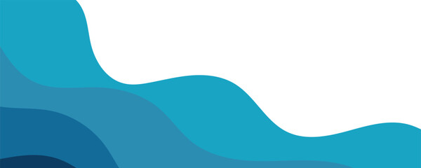 abstract blue wave background