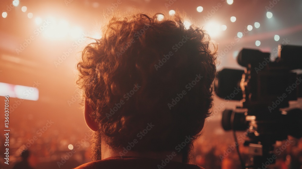 Poster cinematic storytelling immersive live event production with dynamic camera perspective - next-gen co