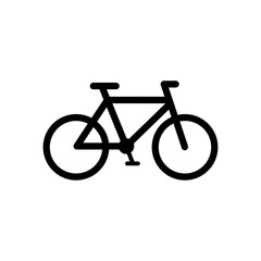 Obraz premium Bicycle vector icon, flat icon style