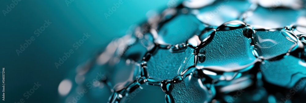 Fototapete Quantum Mesh Network Visualization Advanced Blockchain Infrastructure Dynamic Interconnected Nodes for Next-Generation Digital Transformation Technology