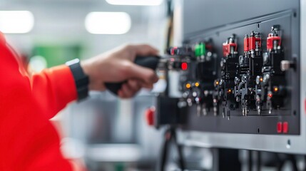 Industrial control panel operation