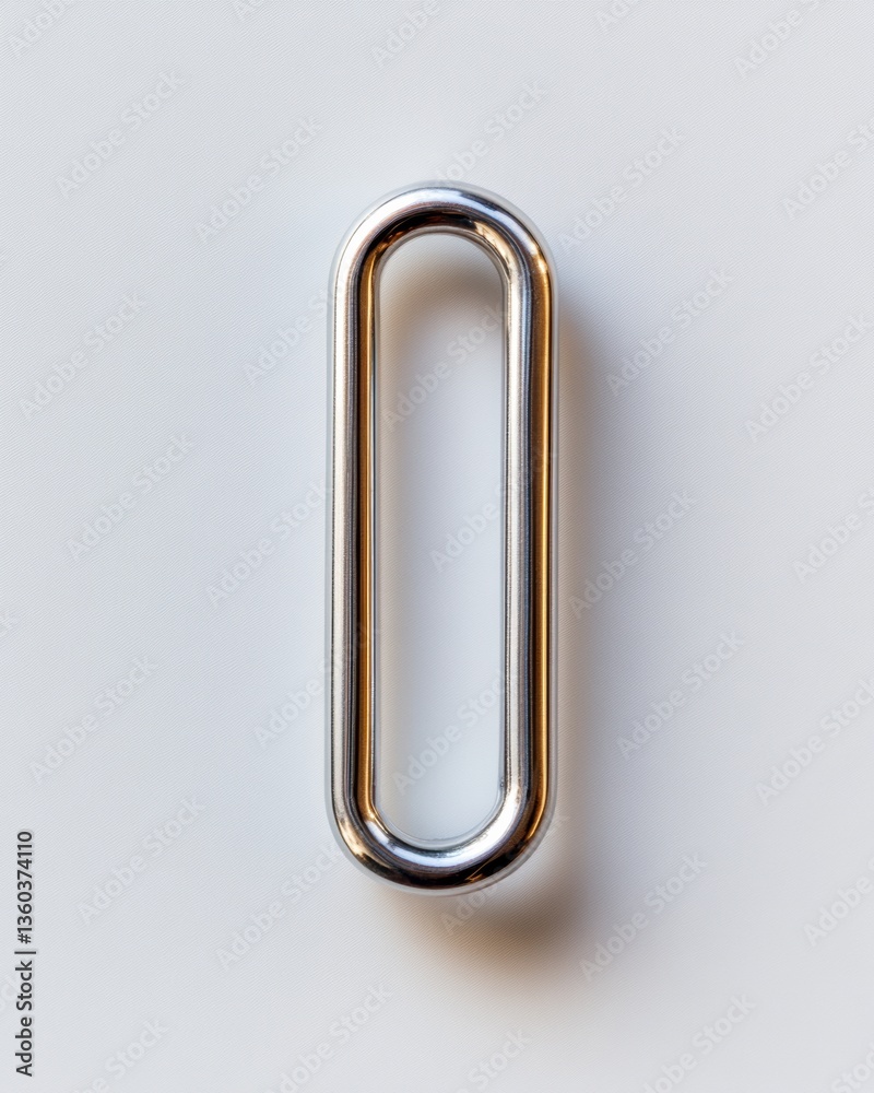 Poster avant-garde tax season solutions sleek silver paperclip symbolizing precision business organization 
