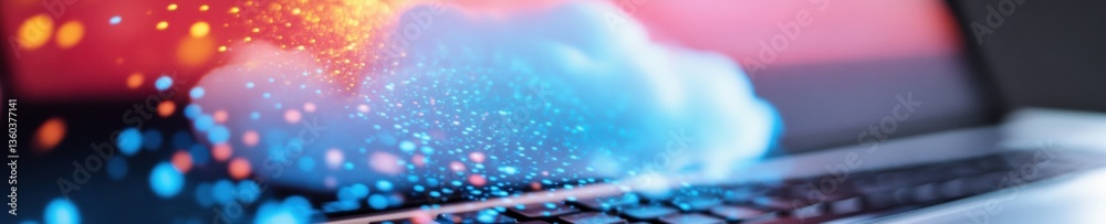 Poster Innovative Cloud Computing Visualization Next-Gen Digital Workspace Infrastructure with AI-Powered Data Flow Connectivity for Remote Professional Empowerment