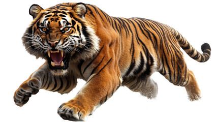 Obraz premium Powerful Bengal Tiger in Action