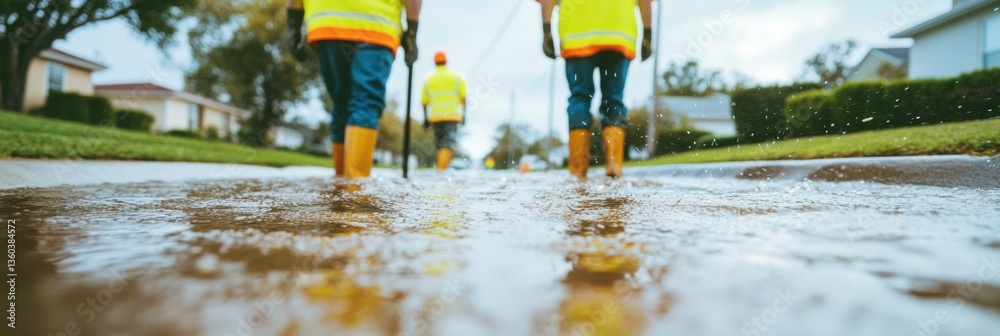 Poster Climate Resilience in Action Gen Z Emergency Response Workers Navigating Flood Zones with Adaptive Infrastructure and Sustainable Safety Protocols