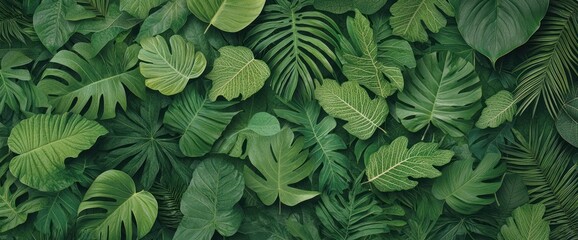 Lush Tropical Leaf Arrangement