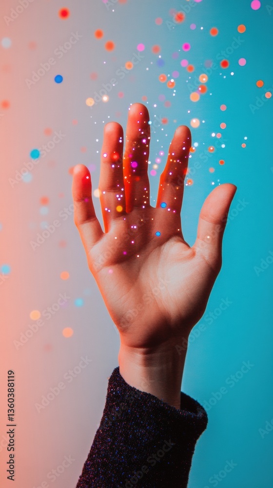 Fototapete digital pulse immersive gen z interactive experience showcasing vibrant connectivity, dynamic data v