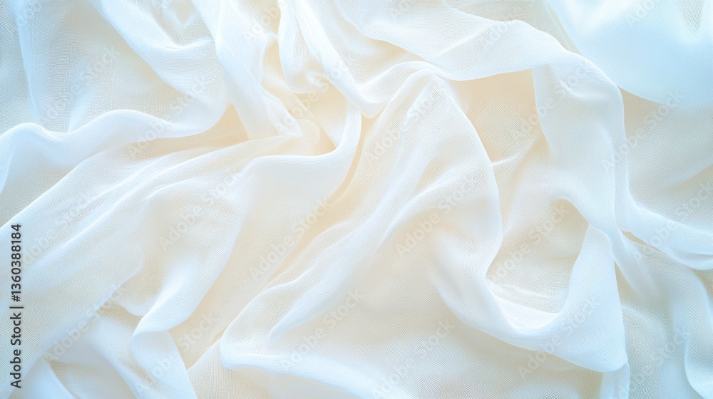 Poster ethereal white fabric texture minimalist soft aesthetic, sublime textile design exploring delicate f