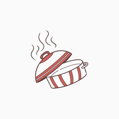 Cooking equipment minimal logo