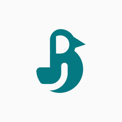 Bird icon modern logo