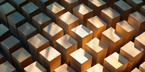 Geometric Gradient Innovation Modular Design Cubes Showcasing Advanced Architectural , Minimal Tech Aesthetics and Parametric Visual Engineering