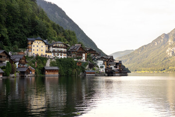 Fototapeta premium Summer holidays in Hallstatt Austria