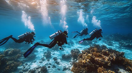 A Group of Friends Going on a Scuba Diving Trip