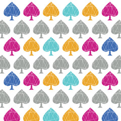 Modern Spade Pattern &ndash; A Stylish Playing Card Symbol Design. Ideal for Casino-Themed Art, Digital Graphics, Textiles, and Branding.