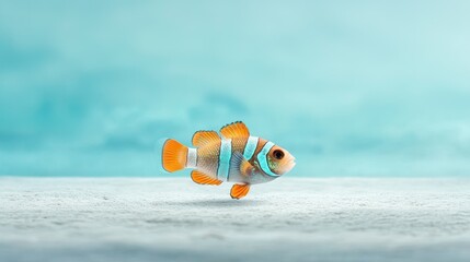 Obraz premium Orange and white fish in water