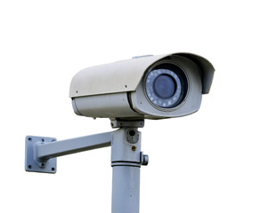 Dilapidated Surveillance, A Weathered Security Camera Shows Signs of Neglect and Disuse, Covered with Dust and Suggesting a System Vulnerable to Breaches