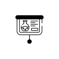Project Screen icon design with white background stock illustration