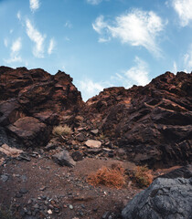 Desert Landscape in Wadi el Gemal, Egypt.