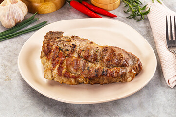 Grilled pork sirloin for dinner